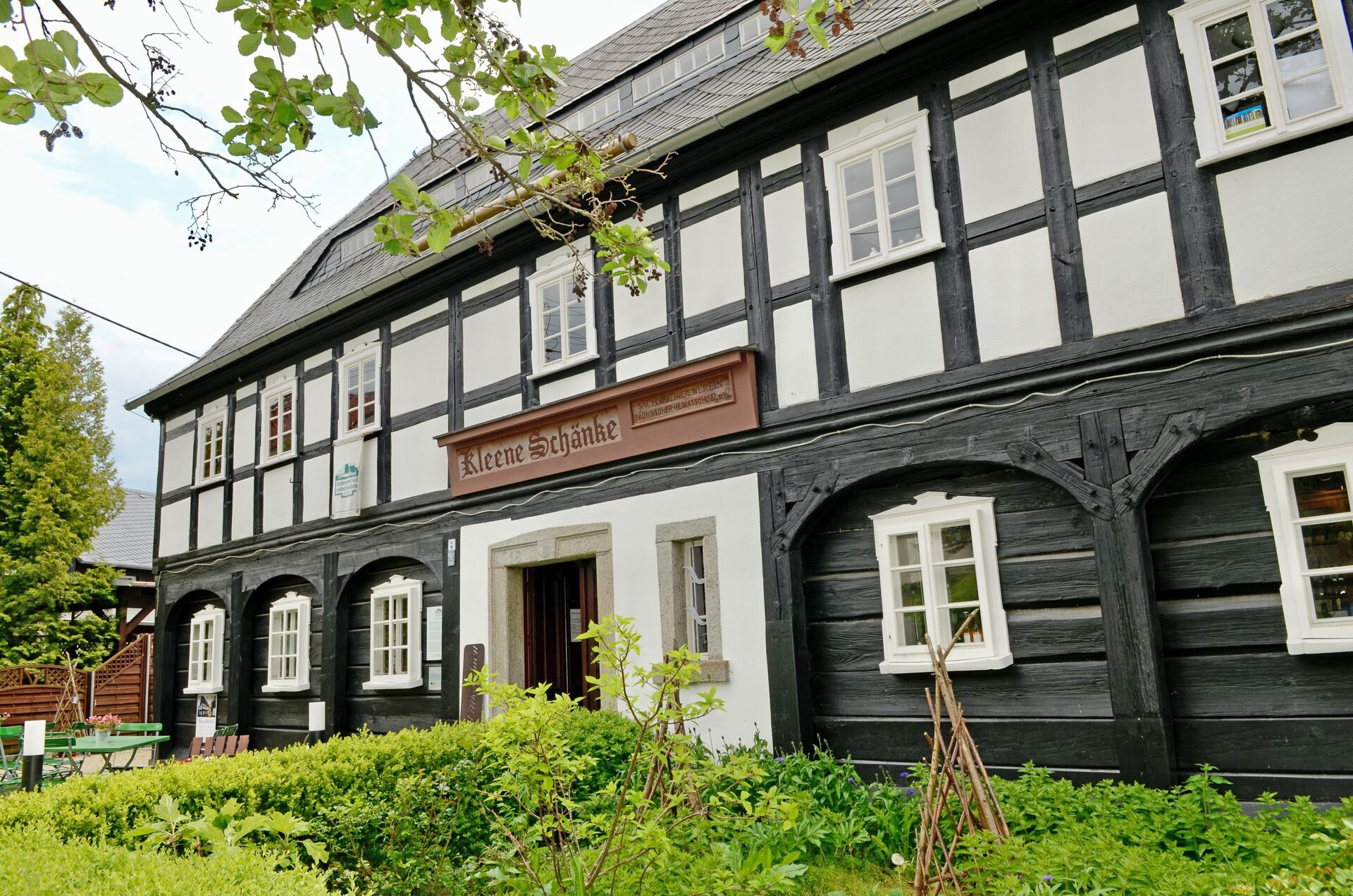 Umgebindehaus Kleene Schänke in Cunewalde - Foto: Uwe Schwarz
